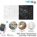 Miniatyrbild 2 av 6: Termostat WiFi Programmerbar - ARHATREYA - Vatten/Gas Värme - Vit - IP20
