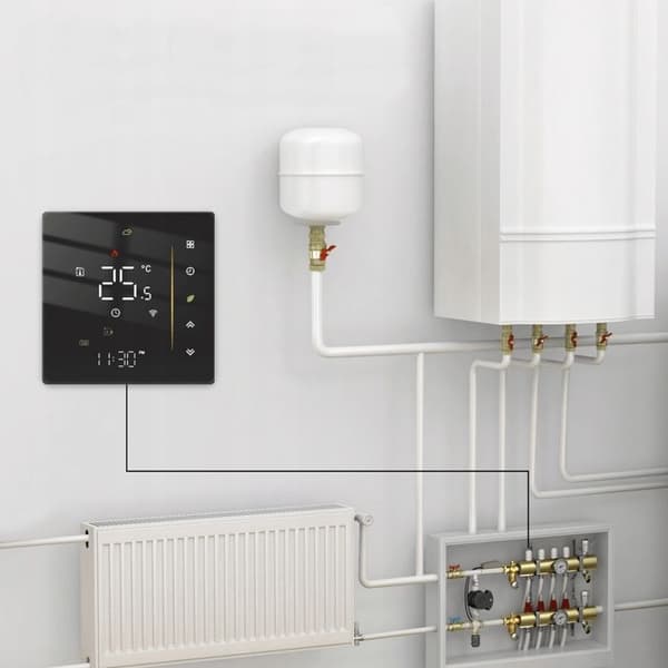Termostat WiFi - ARHATREYA - Programmerbar - Golvvärme - IP20