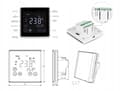 Miniatyrbild 5 av 6: Termostat WiFi - ARHATREYA - C17.GH3 - Programmerbar - Energibesparing - Kontroll via smartphone