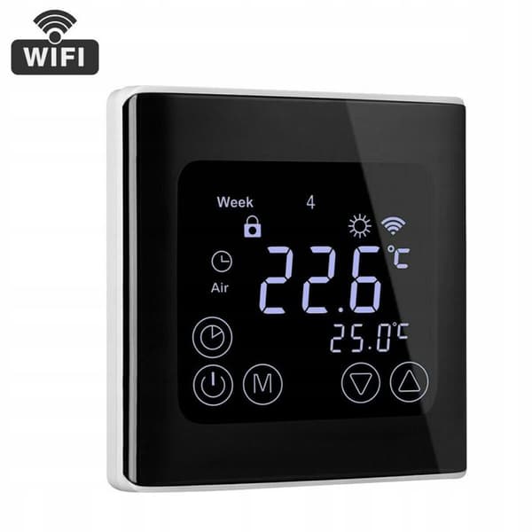 Termostat WiFi - ARHATREYA - C17.GH3 - Programmerbar - Energibesparing - Kontroll via smartphone