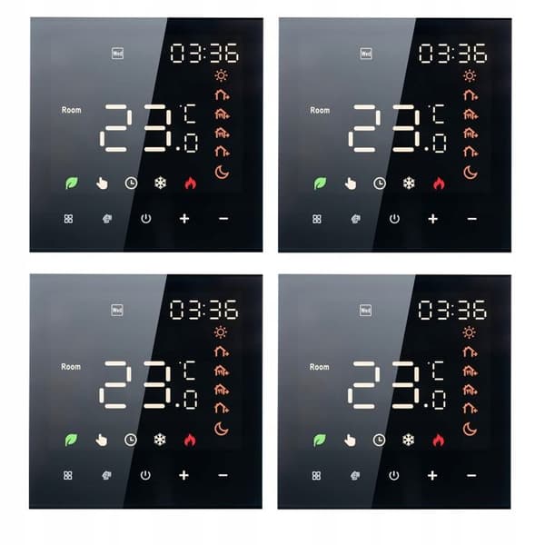 Termostat WiFi Intelligent - ARHATREYA - 220V - Kompatibel med Alexa/Google - Vattenburen Golvvärme