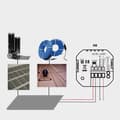 Miniatyrbild 4 av 6: Termostat WiFi - ARHATREYA - 4,8 tums LCD-skärm - Programmerbar - Vattenburen golvvärme