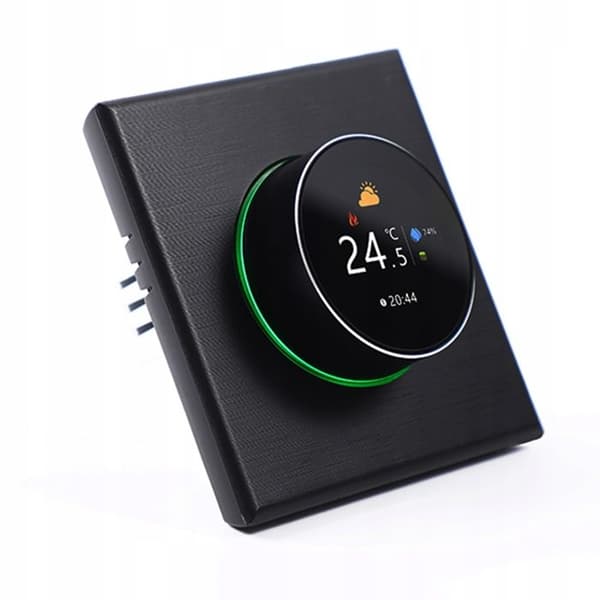 Termostat WiFi - ARHATREYA - 4,8 tums LCD-skärm - Programmerbar - Vattenburen golvvärme