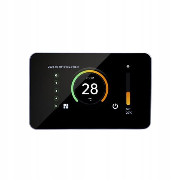 Intelligent Termostat - ARHATREYA - 16A - Eluppvärmning - WiFi - Pekskärm