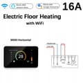 Miniatyrbild 5 av 6: Intelligent Termostat - ARHATREYA - 16A - Eluppvärmning - WiFi - Pekskärm