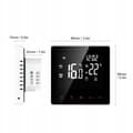Miniatyrbild 5 av 6: Termostat WiFi - ARHATREYA - LCD Touchscreen - Programmerbar - Paket med 8