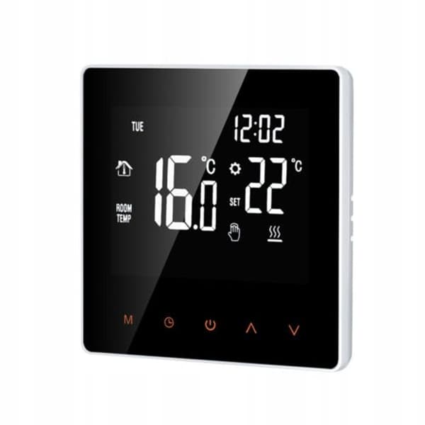 Termostat WiFi - ARHATREYA - LCD Touchscreen - Programmerbar - Paket med 8