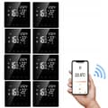 Miniatyrbild 1 av 6: Termostat WiFi - ARHATREYA - LCD Touchscreen - Programmerbar - Paket med 8