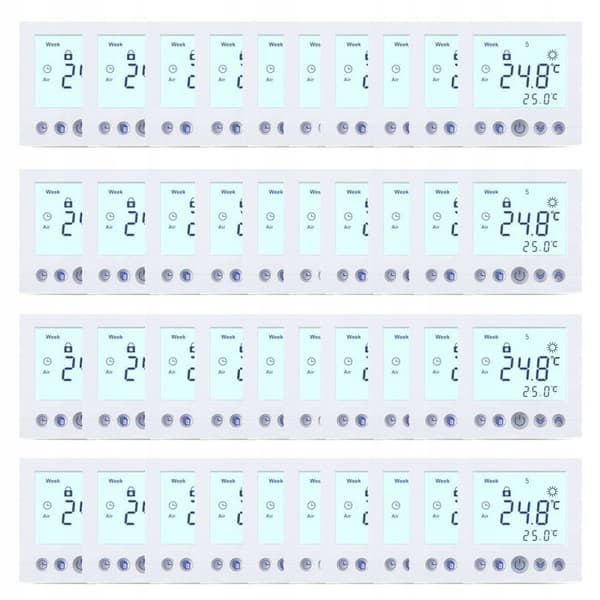 Programmerbar Termostat - ARHATREYA - C16.H3 - LCD Skärm - El-Golvvärme
