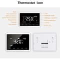 Miniatyrbild 6 av 6: Thermostat WiFi Intelligent - ARHATREYA - Röstkontroll - Programmerbar - Svart