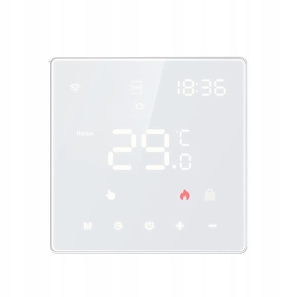 Termostat WiFi Intelligent - ARHATREYA - Tuya - LCD Touch - Kompatibel med Alexa och Google Home