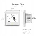 Miniatyrbild 3 av 6: Termostat WiFi - ARHATREYA - GC 5A - Värme vatten/gas - Kompatibel med Alexa/Google Home