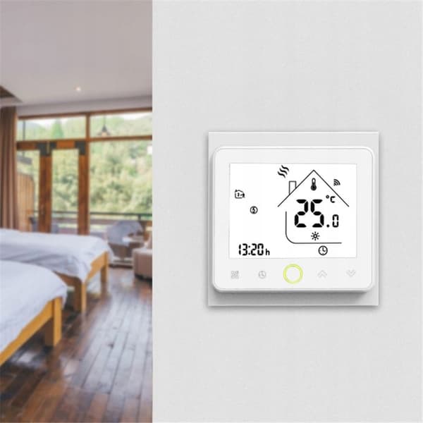 Termostat WiFi - ARHATREYA - GC 5A - Värme vatten/gas - Kompatibel med Alexa/Google Home