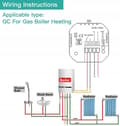 Miniatyrbild 2 av 6: Termostat WiFi - ARHATREYA - GC 5A - Värme vatten/gas - Kompatibel med Alexa/Google Home
