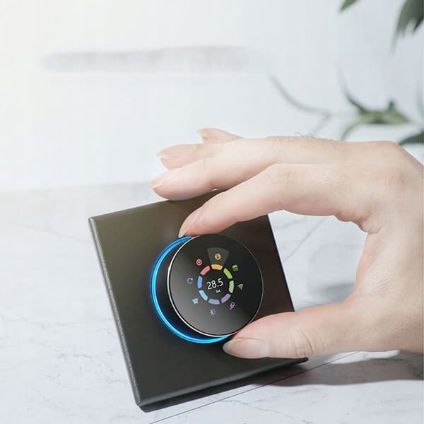 Termostat WiFi - ARHATREYA - BHT-7000 - TFT-skärm - Röststyrning - Svart