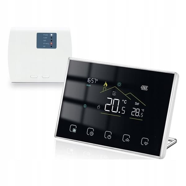 Termostat WiFi RF - ARHATREYA - LCD-skärm - Programmerbar - Golvvärme