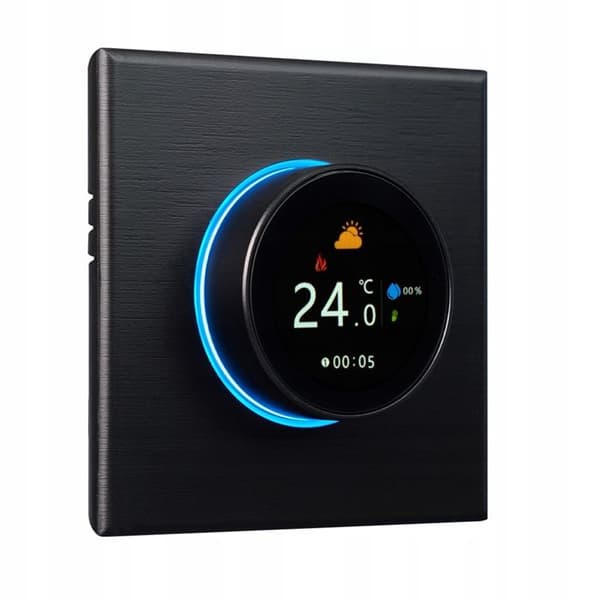 Termostat WiFi - ARHATREYA - 4,8 tum LCD-skärm - Programmerbar - Elektrisk golvvärme