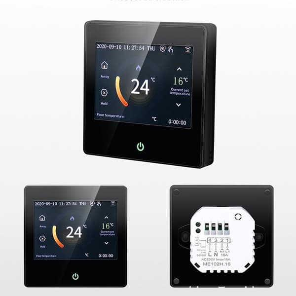 Wi-Fi Termostat Intelligent - ARHATREYA - 16A - Pekskärm - Röstkontroll