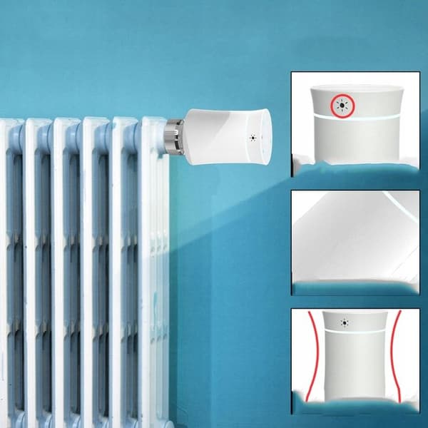 Intelligent Termostat - MOES - BRT-100 - Zigbee - LED-skärm - Röststyrning