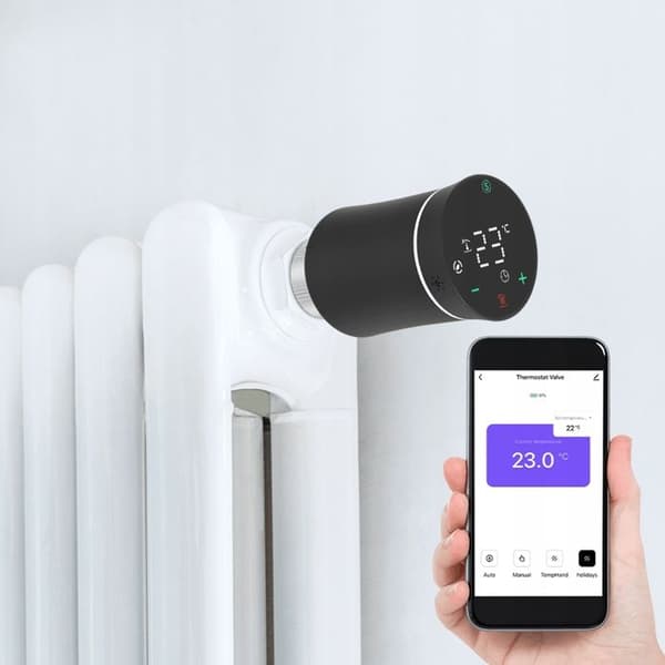 Intelligent Termostat - MOES - BRT-100 - Zigbee - LED-skärm - Röststyrning