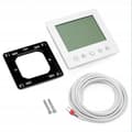 Miniatyrbild 6 av 6: Termostat Golvvärme Elektrisk - ARHATREYA - C16.H3 - 16A - Vit LCD-skärm - Programmerbar