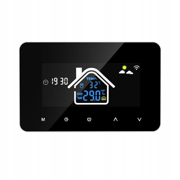 Terrmostat Wi-Fi Intelligent - ARHATREYA - 16A - Elektrisk Golvvärme - Alexa & Google Home