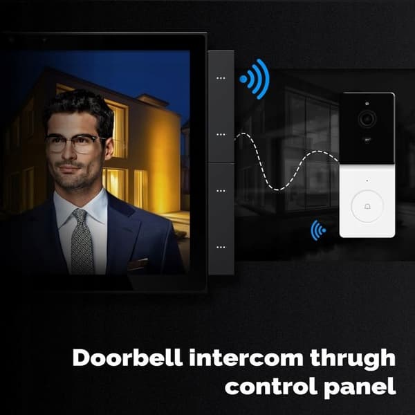Termostatkontrollpanel - MOES - Tuya - 10,1 tum skärm - ZigBee - Inbyggd intercom