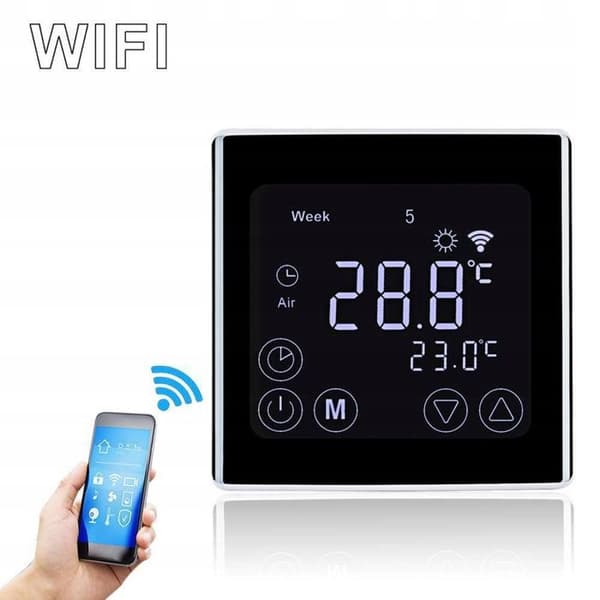 WiFi-programmerbar termostat - ARHATREYA - C17.GH3 - Energibesparing - Kontroll via smartphone