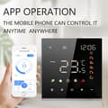 Miniatyrbild 5 av 6: Termostat WiFi Intelligent - ARHATREYA - 220V - Kompatibel med Alexa/Google - Svart