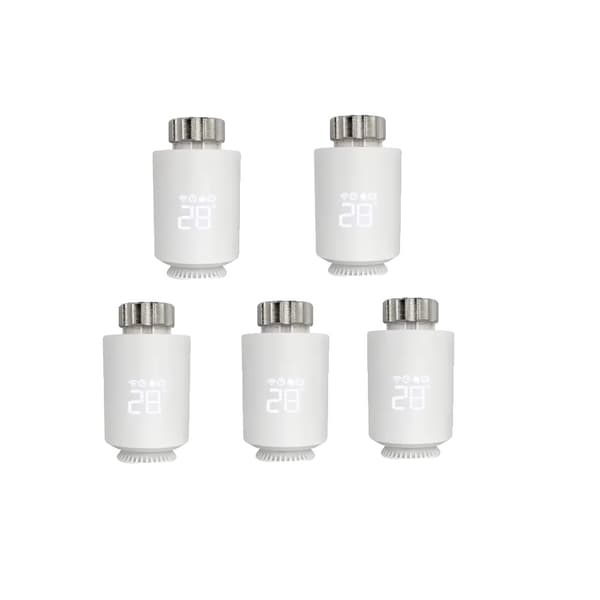Smart termostatisk ventil, stemmestyring, programmerbare indstillinger,Trv06-5pcs