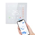 Miniatyrbild 1 av 2: Smart termostat, programmerbar LCD-skärm, fjärrkontroll, pekskärmsgränssnitt,Vatten-Wifi Tuya-W