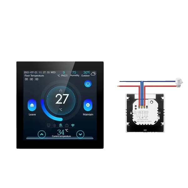 Smart WiFi-termostat, elektrisk golvvärme, vattenvärmekontroll,WiFi Vattenuppvärmning