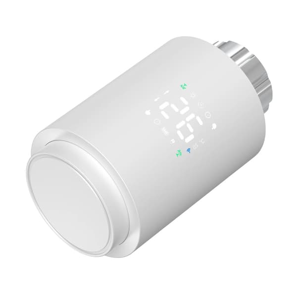 ZigBee Smart Termostatventil, Mobilapp Kontrol, Stemmekontrol Support,ZigBee