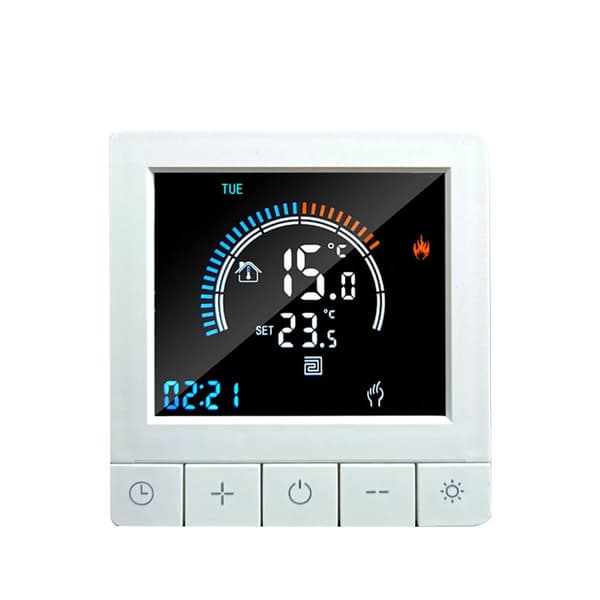 Ohjelmoitava digitaalinen termostaatti, lapsilukko, LCD-näyttö,EI WiFiä