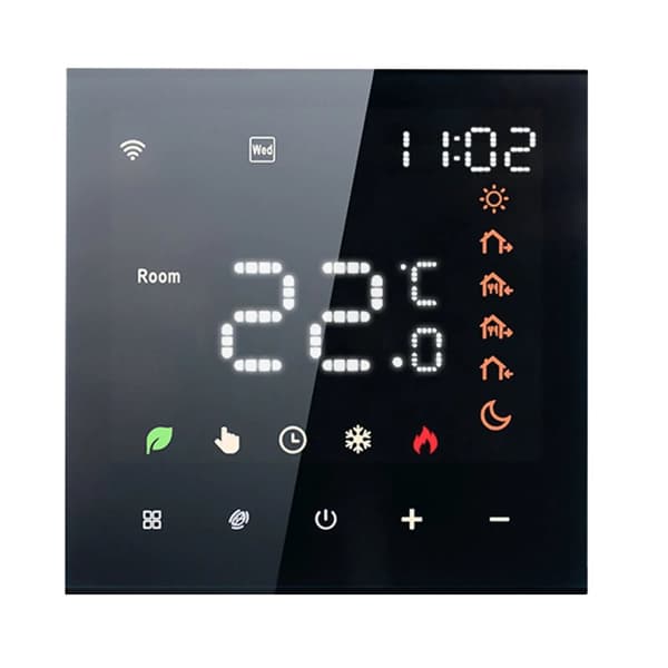 Älykäs termostaatti, kosketusnäyttö-LCD, ääniohjaus,nauha4