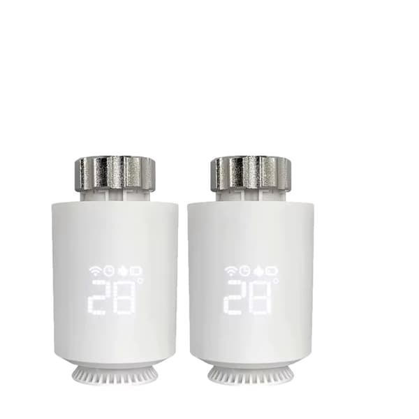 Tuya ZigBee Lämpöpatterin Ohjain, Älykäs Ääniohjaus, Ohjelmoitava Lämpötila,2Pcs Ei Gateway