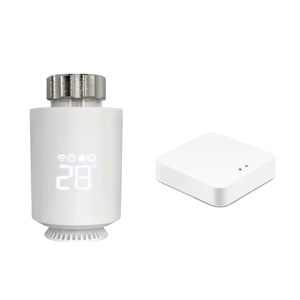 Tuya ZigBee Lämpöpatterin Ohjain, Älykäs Ääniohjaus, Ohjelmoitava Lämpötila,1Kpl ( 1 Portin kanssa)
