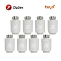 Miniatyrbillede 2 af 2: Tuya ZigBee Radiator Aktuator Termostat, Styring med Stemmesignal, Programmerbar Tidsplan,8PCS Hvid