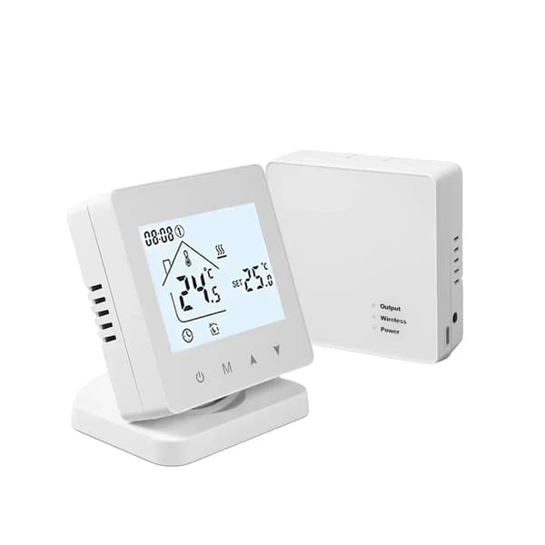 Smart trådlös termostat, WiFi-anslutning, röststyrningskompatibilitet,Med wifi