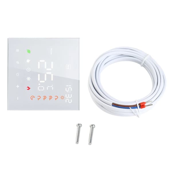 Smart termostat, pekskärm LCD, röststyrning,tejp7