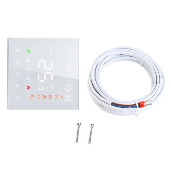 Smart termostat, pekskärm LCD, röststyrning,tejp7