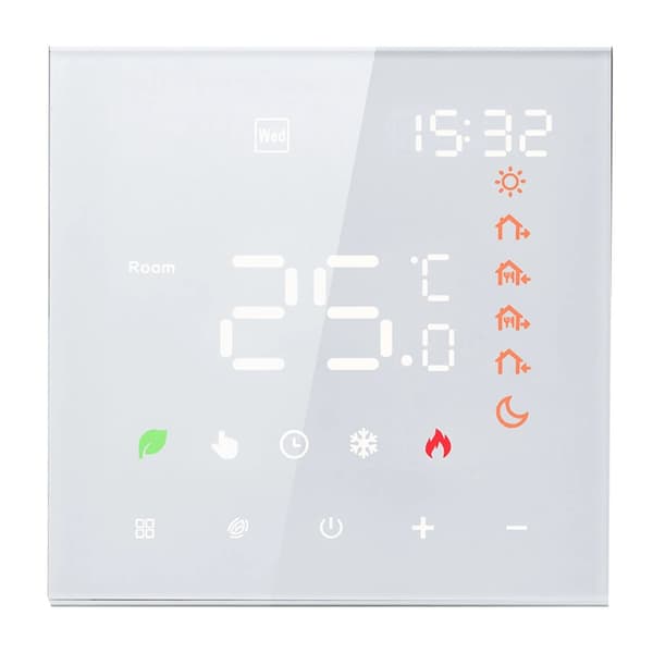 Smart termostat, pekskärm LCD, röststyrning,tejp6