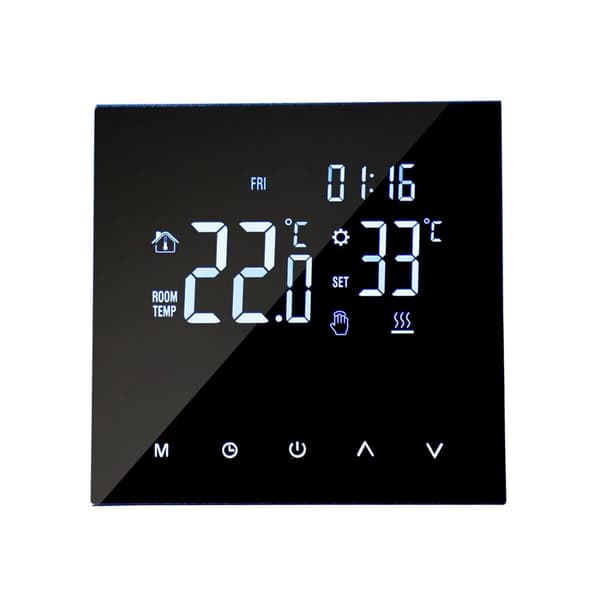 WIFI Smart Varme Termostat, Mobiltelefon APP Kontrol, Touchscreen LCD Skærm, Uge Programmerbar,Vandgas kedel 3A