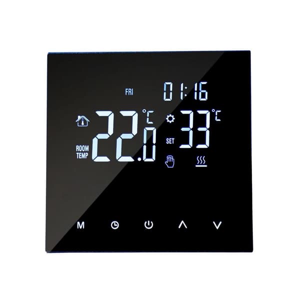 WIFI Smart Varme Termostat, Mobiltelefon APP Kontrol, Touchscreen LCD Skærm, Uge Programmerbar,Vandgas kedel 3A