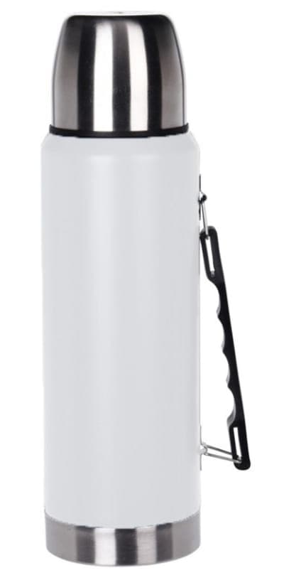 Termokande i rustfrit stål med hank 1000 ml