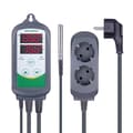 Miniatyrbillede 1 af 2: Digital Temperaturkontrol, Dobbelt Relæudgang, Høj/Lav Temp Alarm, 100-240V,ITC-308 WIFI