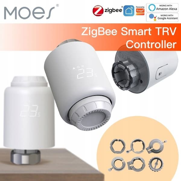 Intelligent Termostat - MOES - Zigbee - Lång Livslängd - Programmerbar