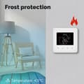 Miniatyrbild 3 av 6: Termostat WiFi - MOES - Tuya - Alexa Google Home - Frostskydd - Barnlås