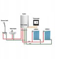Miniatyrbild 3 av 6: Termostat Zigbee - ARHATREYA - GC 5A - Gas/Vattenvärme - Svart LCD Pekskärm