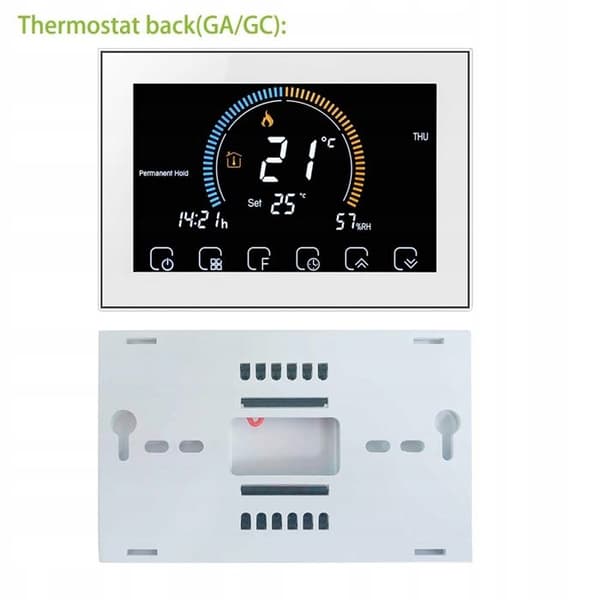 "Thermostat WiFi - ARHATREYA - Tuya Dal - Vit - Programmerbar - Vatten/Gas Uppvärmning"